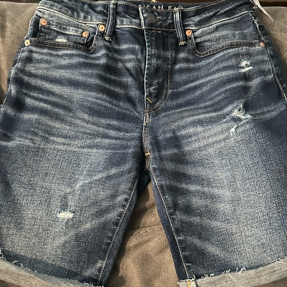 American Eagle Airflex+ Men's Ripped Denim At The Knee Jean NWOT - Picture 6 of 9